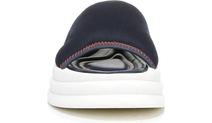 Platform Women Franco Sarto Sarto Vina 2 Platform Slide Sandal Inky Navy Fabric