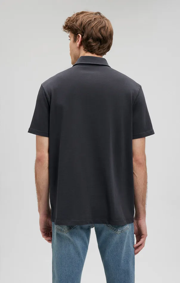 Polo Shirt In Pirate Black Men Mavi Jeans TShirts Polo Shirt In Pirate Black Men Mavi Jeans TShirts