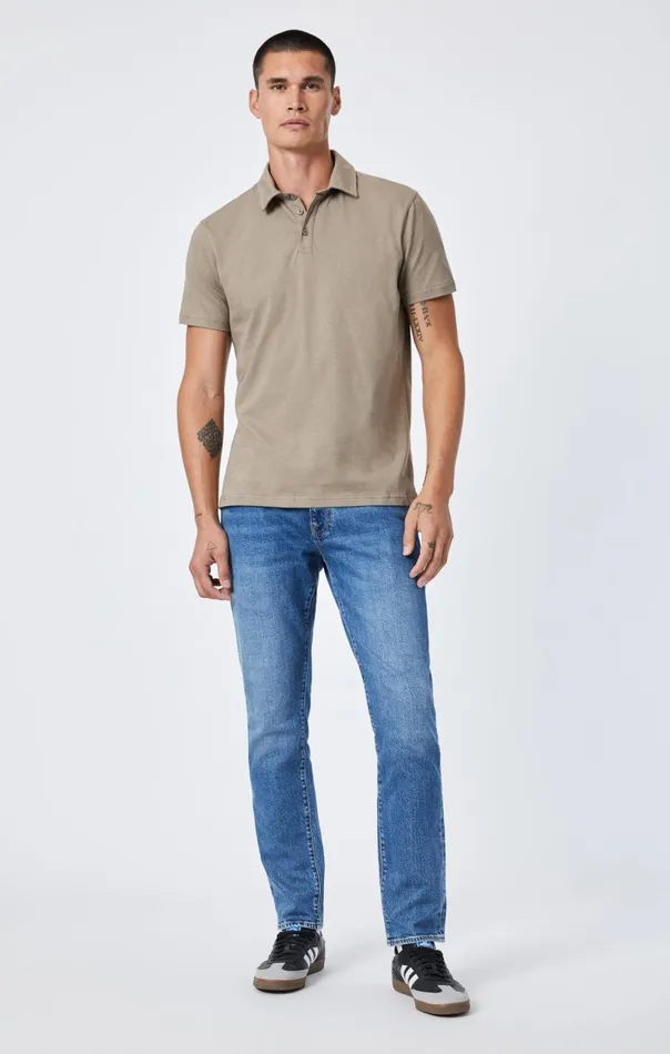 Polo Shirt In Walnut Men Mavi Jeans TShirts Polo Shirt In Walnut Men Mavi Jeans TShirts