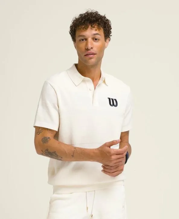 Polos Men Wilson Lafayette Knit Polo Sandrift