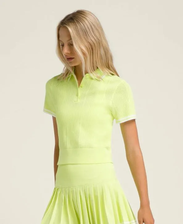 Polos Women Wilson Shrunken Essex Polo Sunny Lime