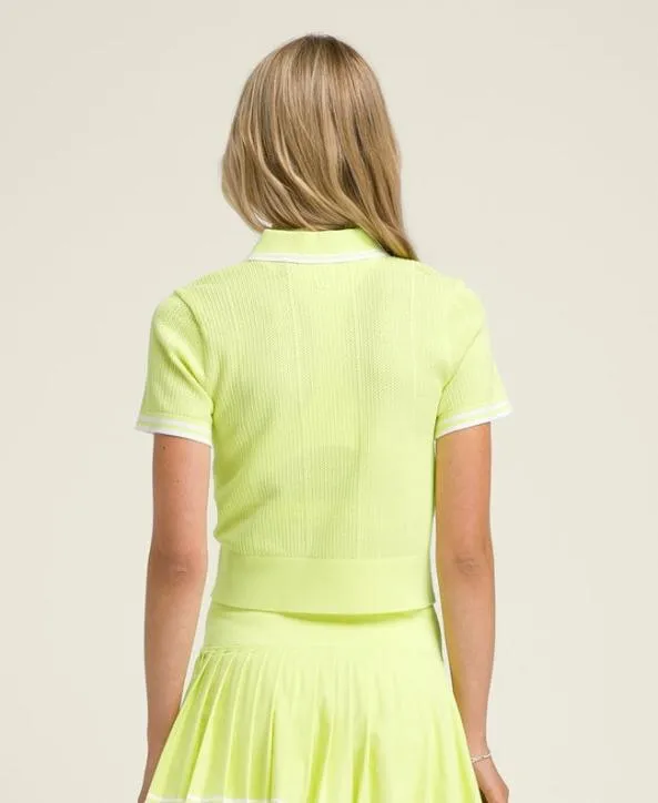 Polos Women Wilson Shrunken Essex Polo Sunny Lime