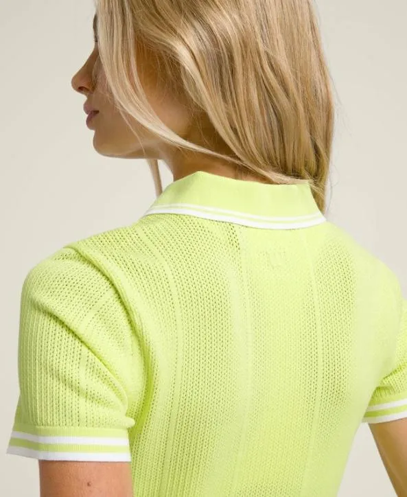 Polos Women Wilson Shrunken Essex Polo Sunny Lime