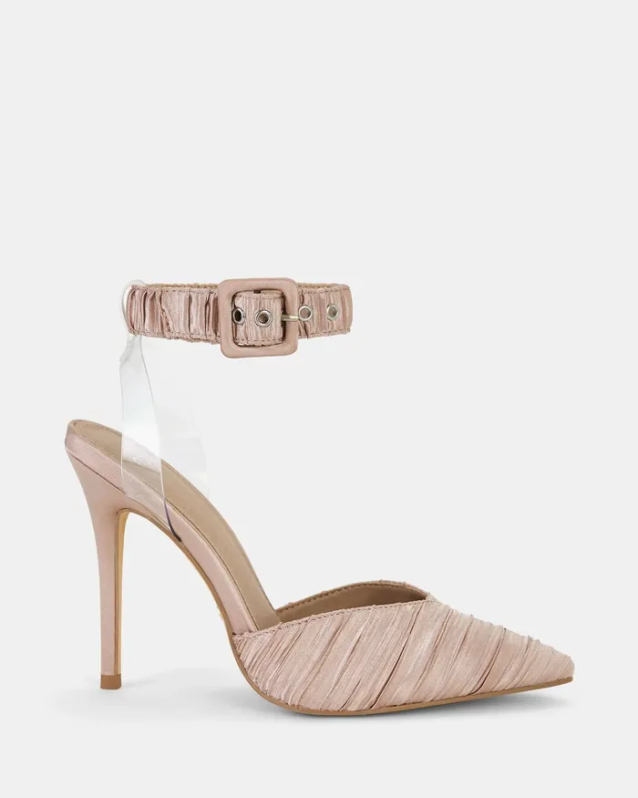 Pumps NOVO Shoes Women YASH NUDE Closed Toe Heels