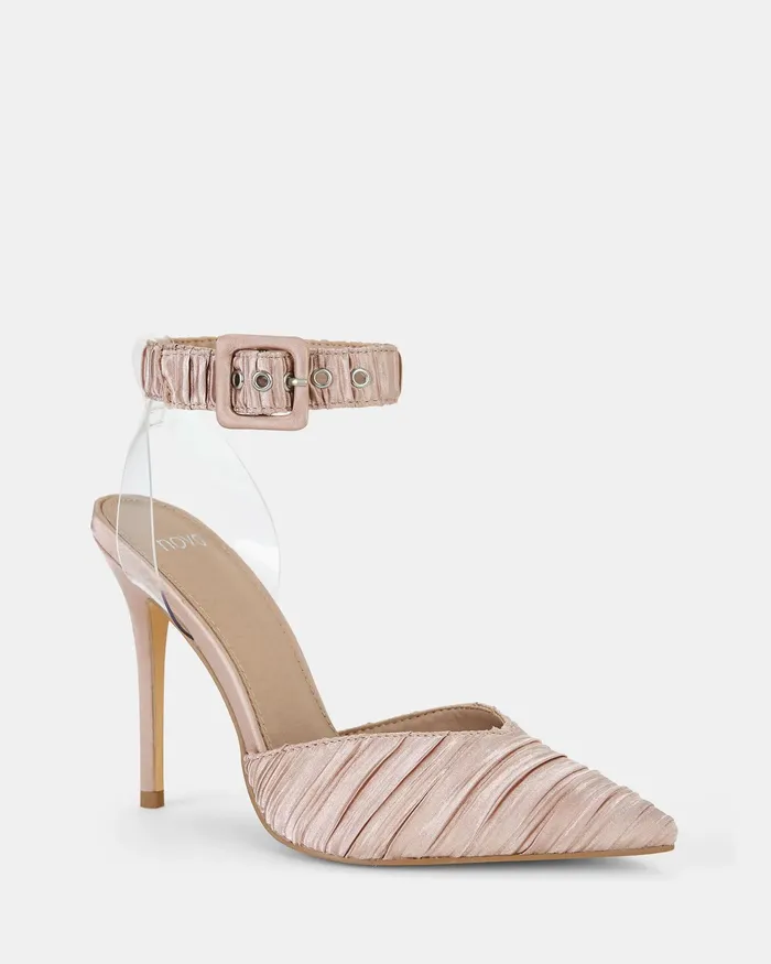 Pumps NOVO Shoes Women YASH NUDE Closed Toe Heels