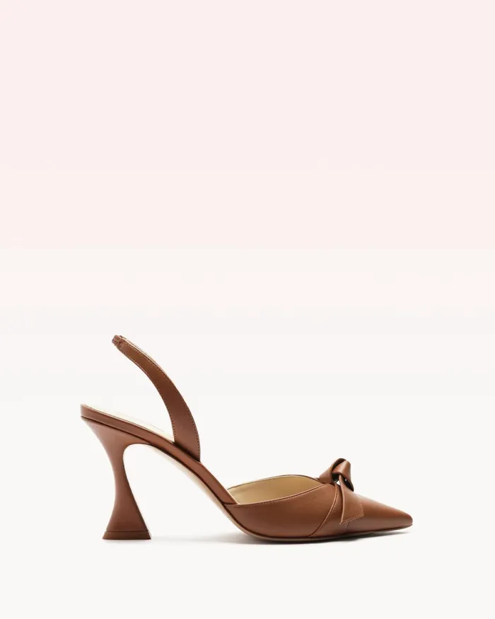 Pumps Women Alexandre Birman Clarita Bell Slingback 85 Espresso