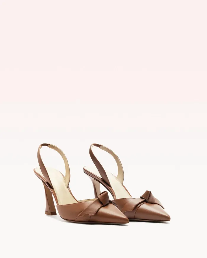 Pumps Women Alexandre Birman Clarita Bell Slingback 85 Espresso