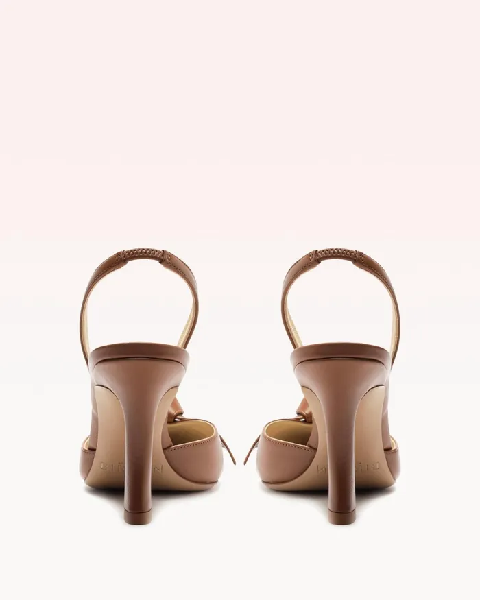 Pumps Women Alexandre Birman Clarita Bell Slingback 85 Espresso