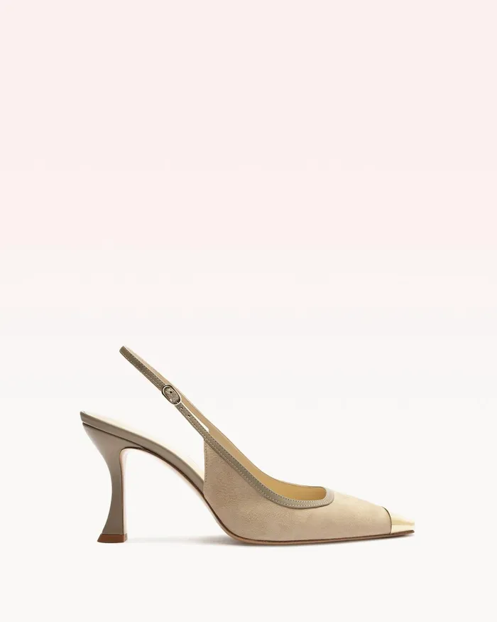 Pumps Women Alexandre Birman Olivia 85 Semolina Alexandre Birman Slingback Pumps Ginger