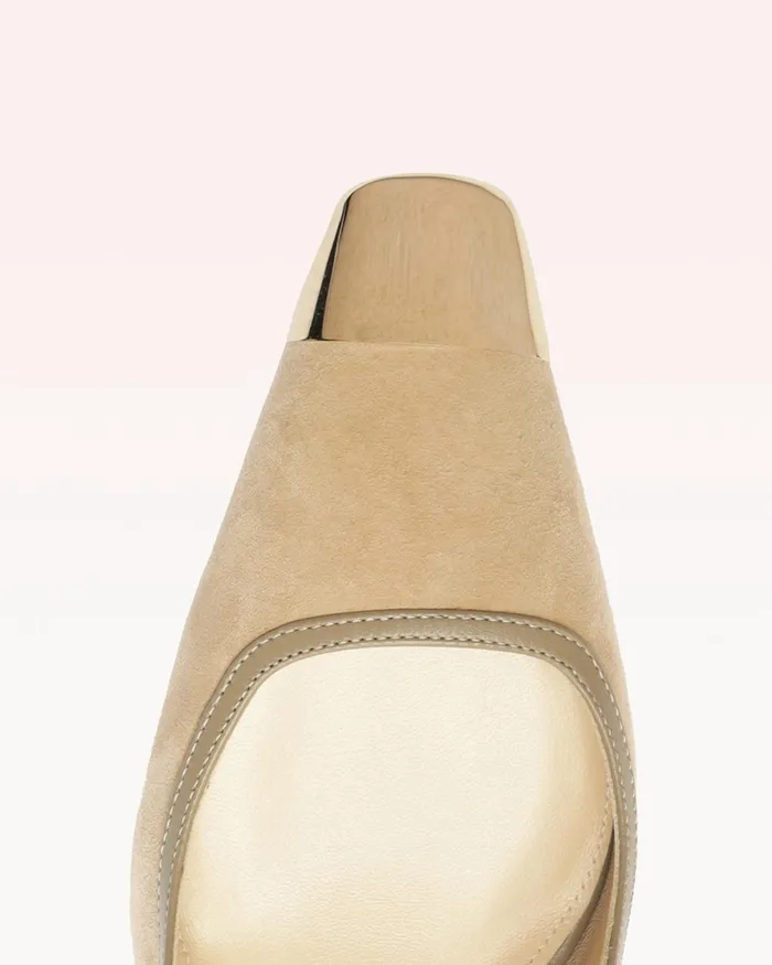 Pumps Women Alexandre Birman Olivia 85 Semolina Alexandre Birman Slingback Pumps Ginger