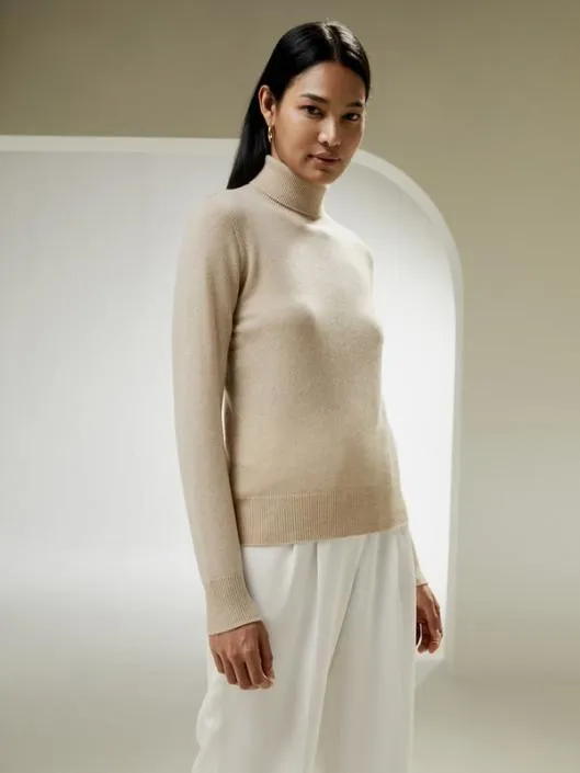 Pure Cashmere Turtleneck Sweater For Women Women Lilysilk Essentials