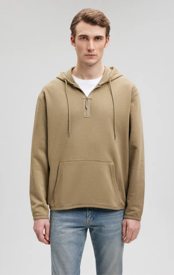 Quarter Zip Hoodie In Mermaid Men Mavi Jeans Loungewear Quarter Zip Hoodie In Mermaid Men Mavi Jeans Loungewear