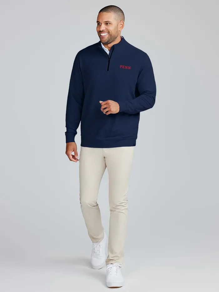 Quarter Zips Men Tasc Performance Cloud French Terry Quarter Zip 8211 UPenn