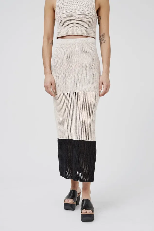 Rachel Comey Knits Women Acquire Skirt Ecrublack