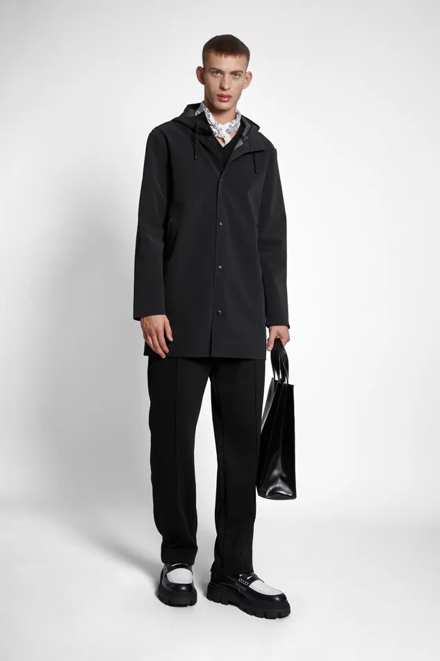 Raincoats Women Stutterheim Stockholm Matte Raincoat Black