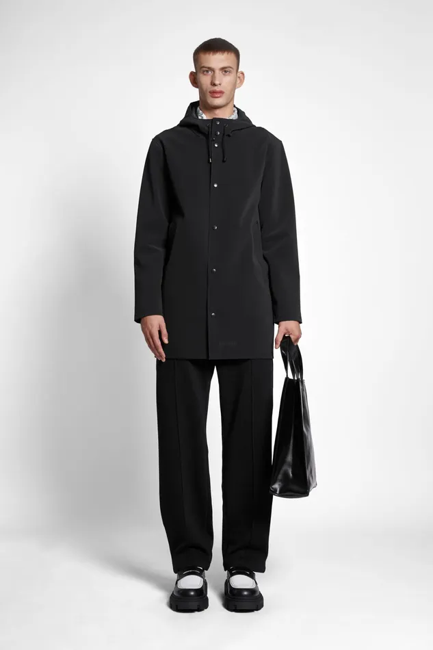 Raincoats Women Stutterheim Stockholm Matte Raincoat Black