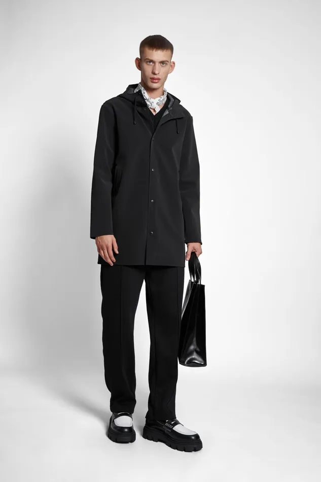 Raincoats Women Stutterheim Stockholm Matte Raincoat Black