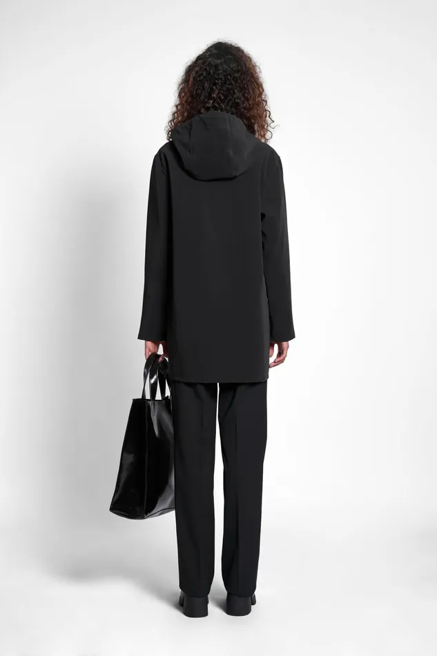 Raincoats Women Stutterheim Stockholm Matte Raincoat Black