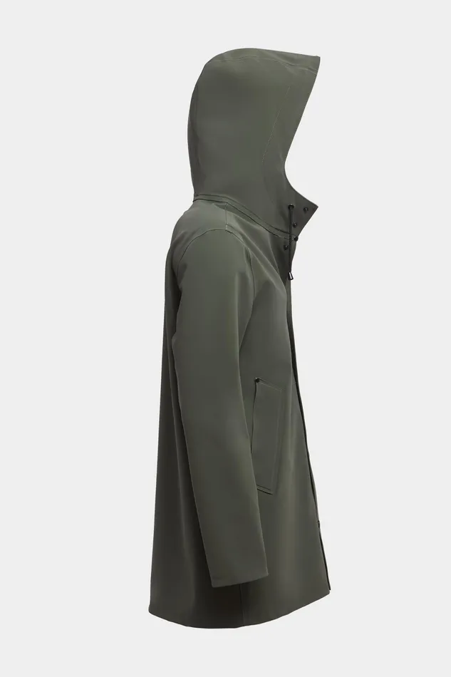 Raincoats Women Stutterheim Stockholm Matte Raincoat Dark Green
