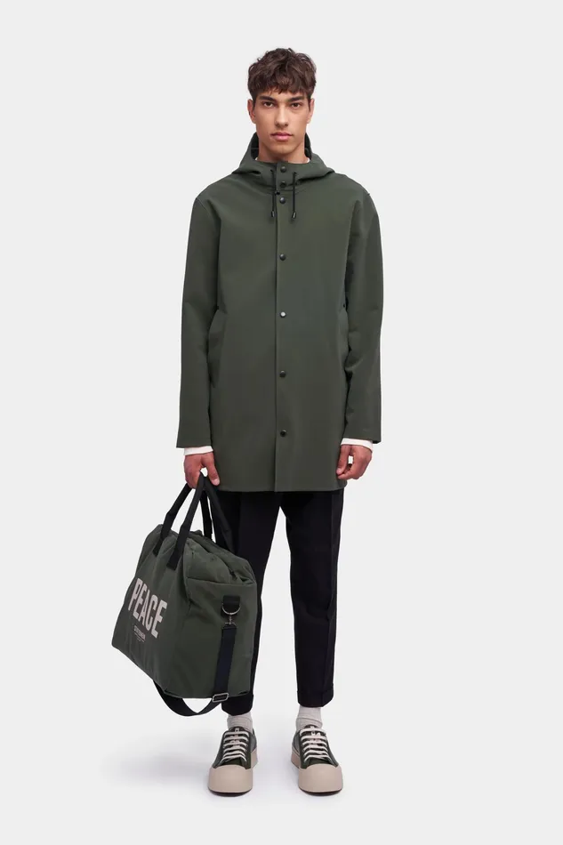 Raincoats Women Stutterheim Stockholm Matte Raincoat Dark Green