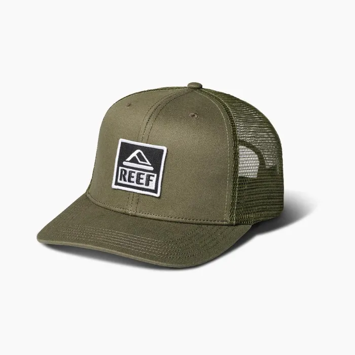 Reef Hats and Beanies Townsend Snapback Trucker Hat Olive Night 8211 Men