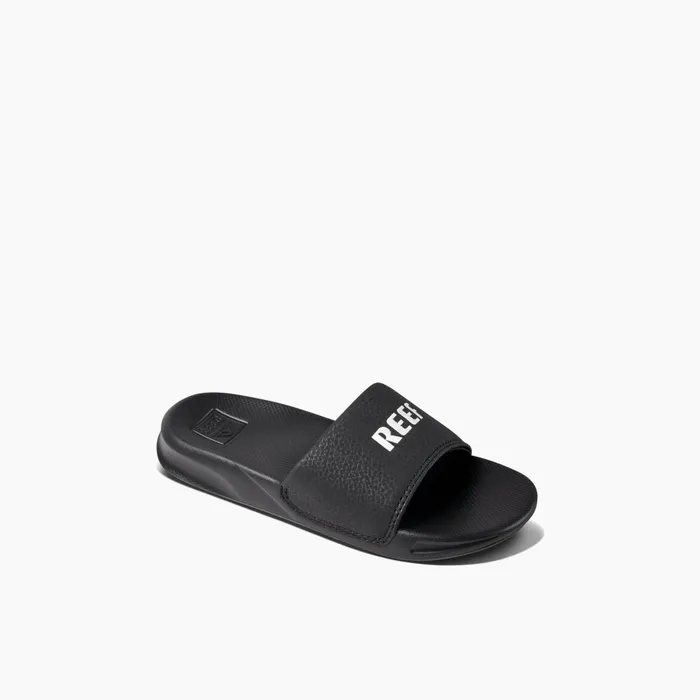 Reef Kids 58 Years One Slide Reef Blackwhite Reef Kids 58 Years One Slide Reef Blackwhite