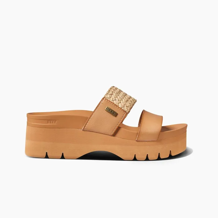 Reef Sandals Cushion Vista Higher Natural Raffia 8211 Women