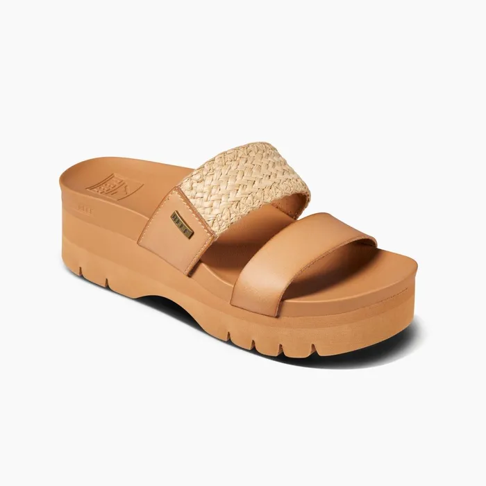 Reef Sandals Cushion Vista Higher Natural Raffia 8211 Women Reef Sandals Cushion Vista Higher Natural Raffia 8211 Women