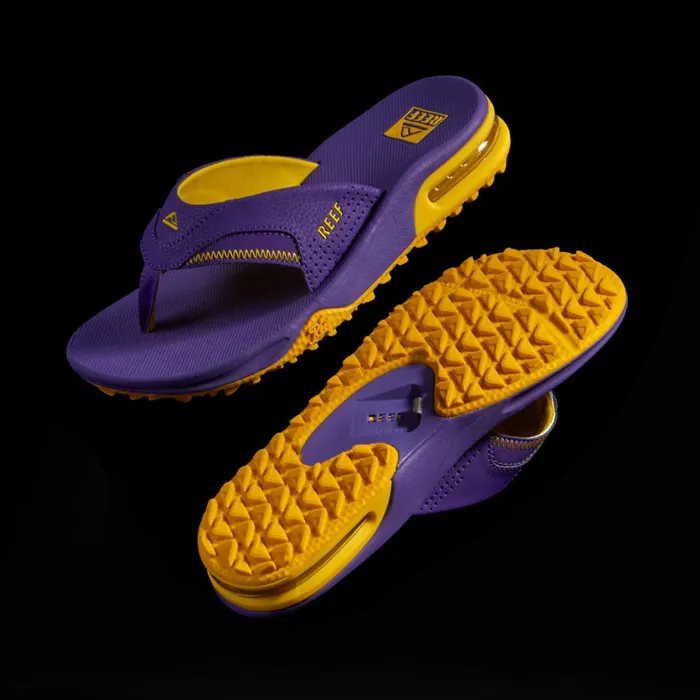 Reef Sandals Fanning Pregame Purplegold 8211 Men Reef Sandals Fanning Pregame Purplegold 8211 Men