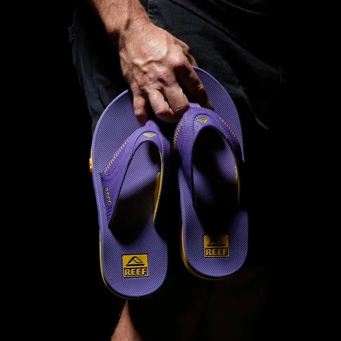 Reef Sandals Fanning Pregame Purplegold 8211 Men Reef Sandals Fanning Pregame Purplegold 8211 Men