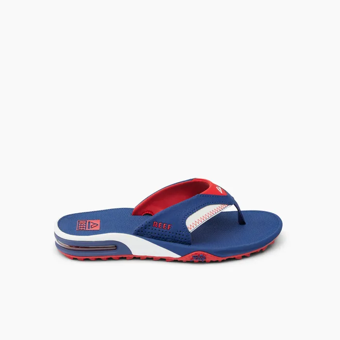 Reef Sandals Fanning Pregame Redwhiteblue 8211 Men