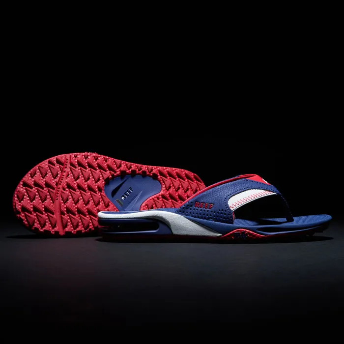 Reef Sandals Fanning Pregame Redwhiteblue 8211 Men