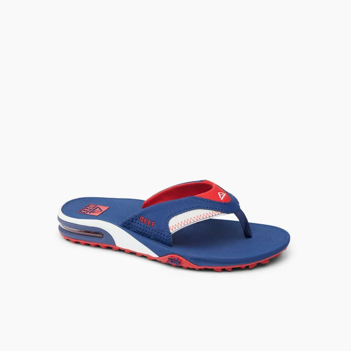 Reef Sandals Fanning Pregame Redwhiteblue 8211 Men