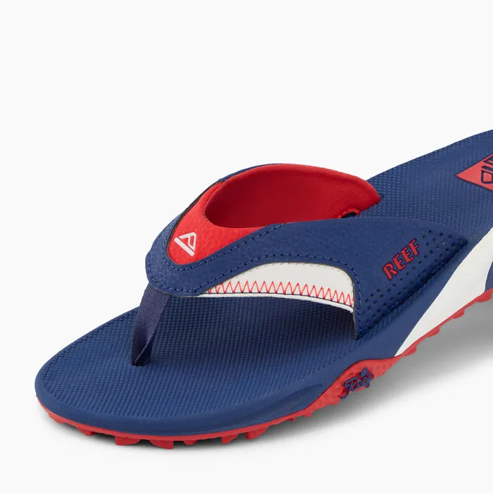 Reef Sandals Fanning Pregame Redwhiteblue 8211 Men