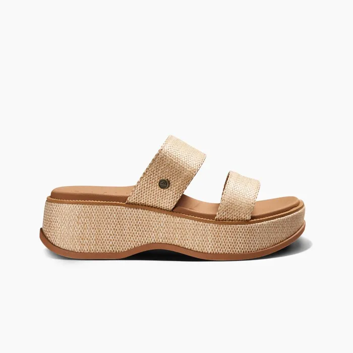 Reef Sandals Lofty Lux Hi Tan Raffia 8211 Women