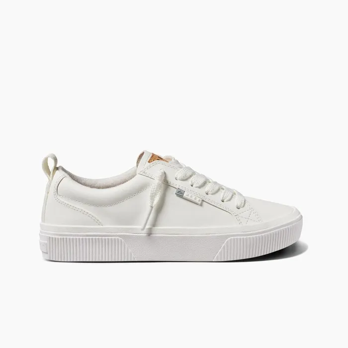 Reef Shoes Lay Day Dawn White Leather 8211 Women