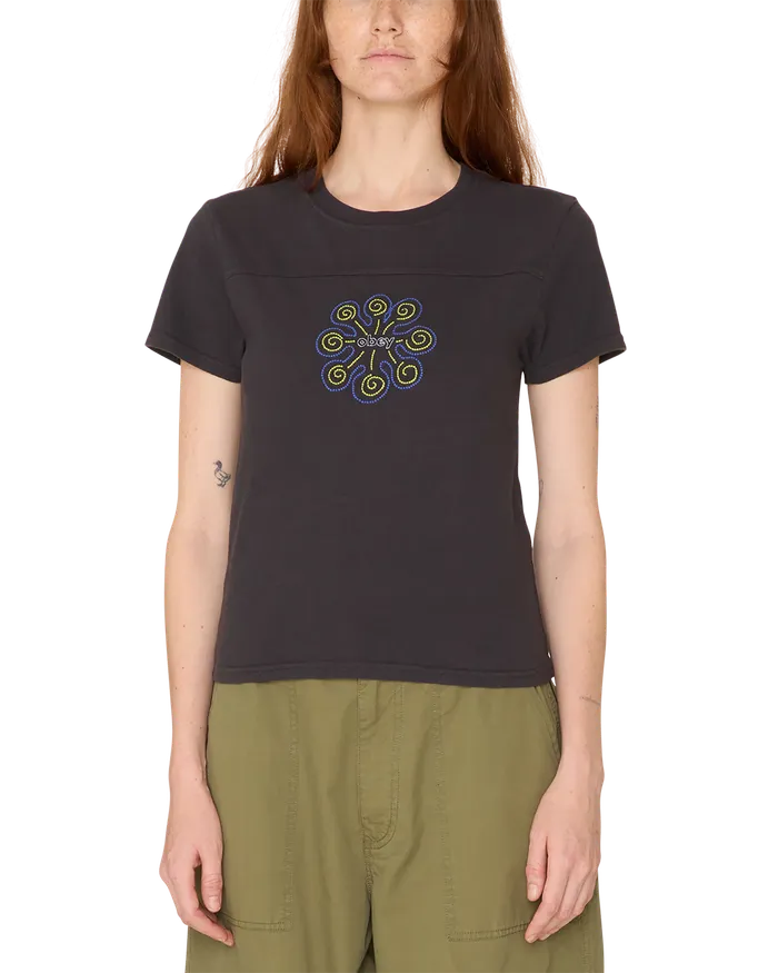 RELAX TSHIRT Digital Black TOPS OBEY Clothing Women