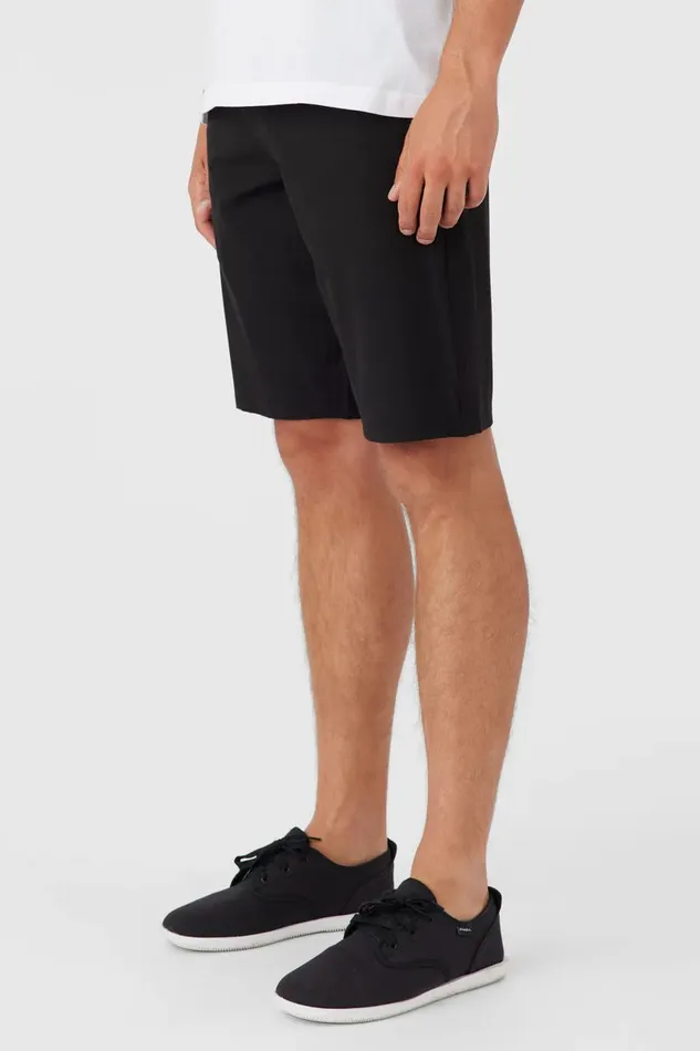 RESERVE LIGHT CHECK 21034 HYBRID SHORTS Black Men O039NEILL Clothing