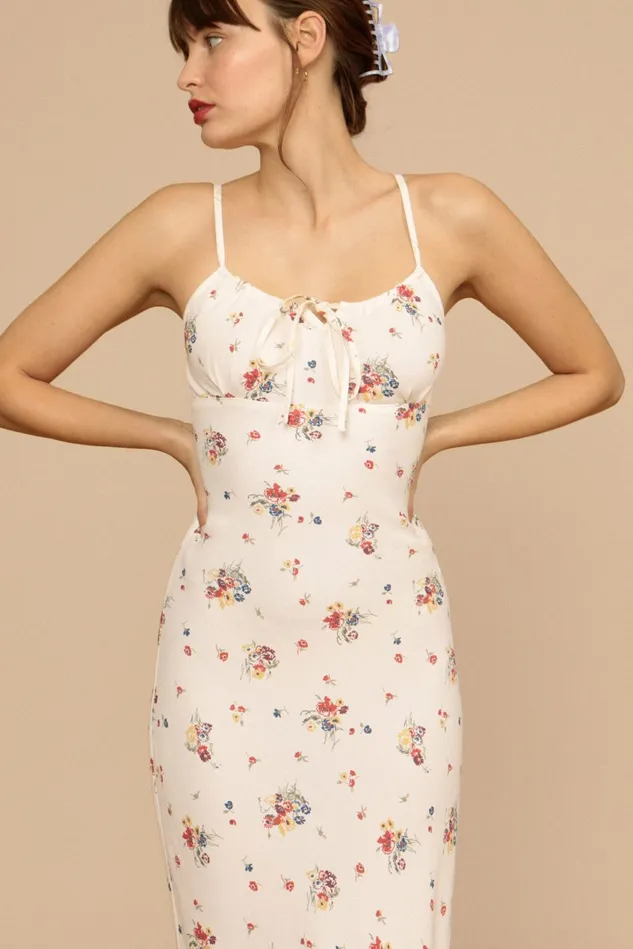 Rouje DARIA Dress Ecru Bouquet Du Sud Women Dresses