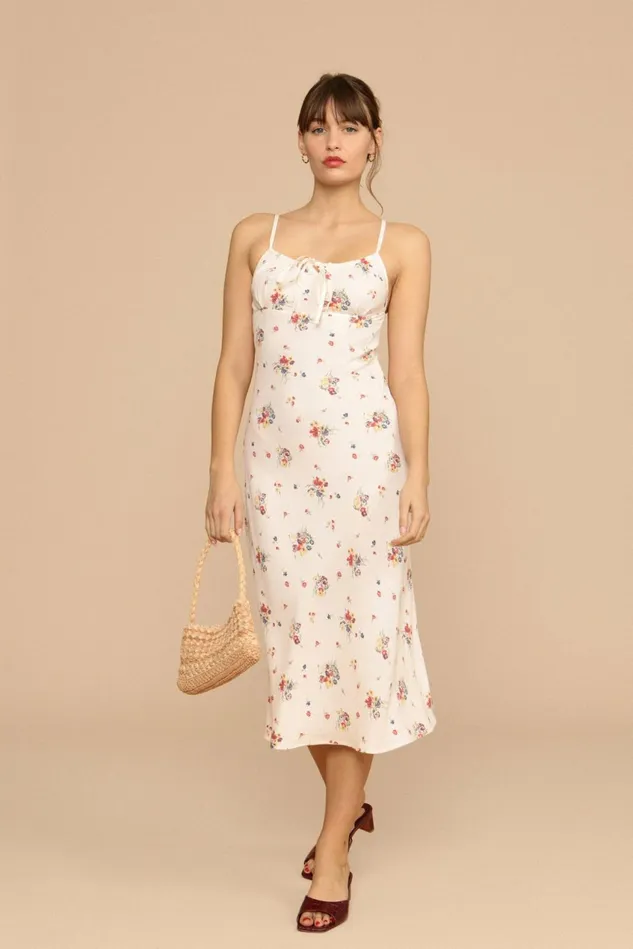 Rouje DARIA Dress Ecru Bouquet Du Sud Women Dresses
