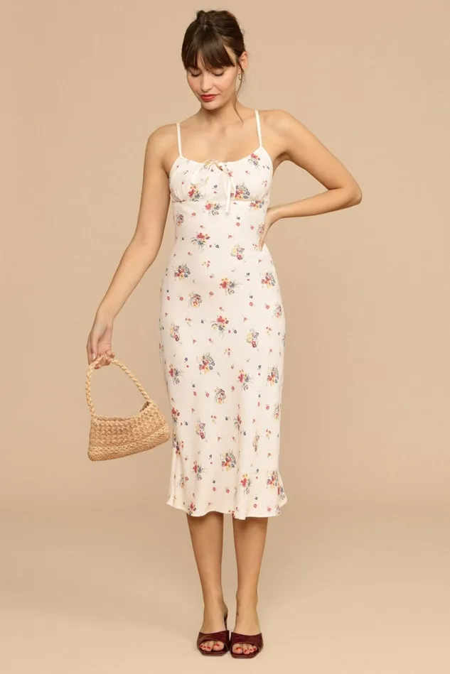 Rouje DARIA Dress Ecru Bouquet Du Sud Women Dresses