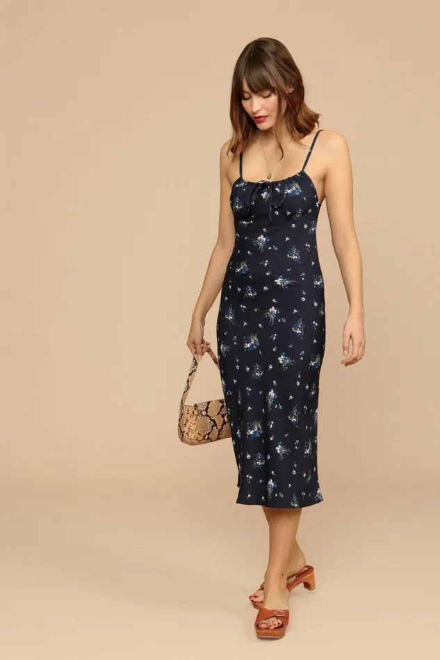 Rouje DARIA Dress Marine Bouquet Du Sud Women Dresses