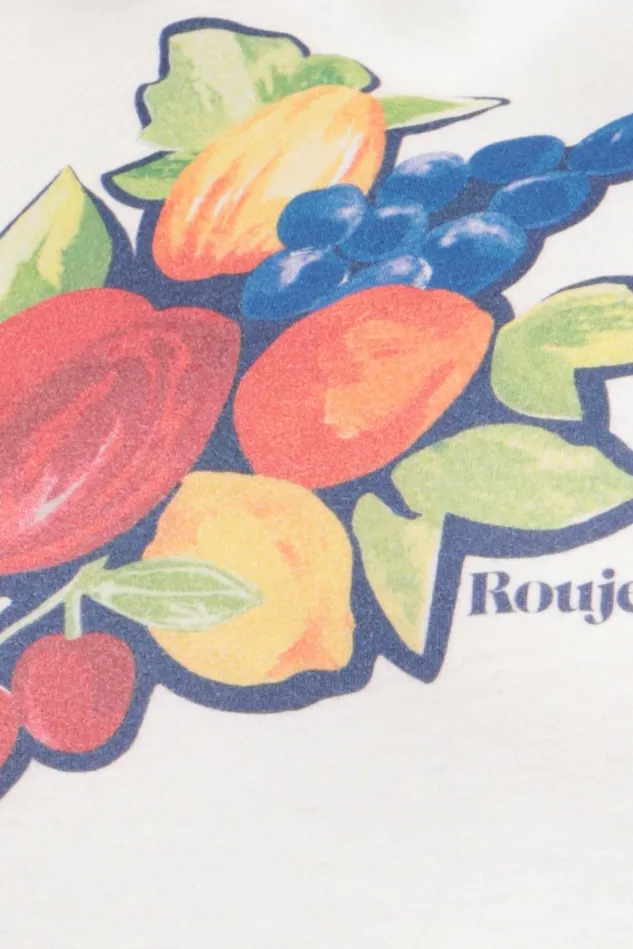 Rouje ERNEST Tshirt Blanc Fruit Women Tshirts and Tank Tops
