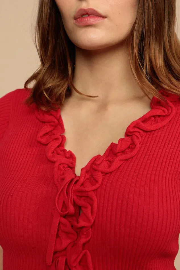 Rouje EUGENIA Cardigan Rouge Uni Women Knits