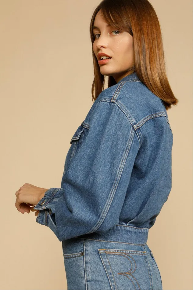 Rouje JOE Jacket Indigo Double Stone Women Coats and Jackets
