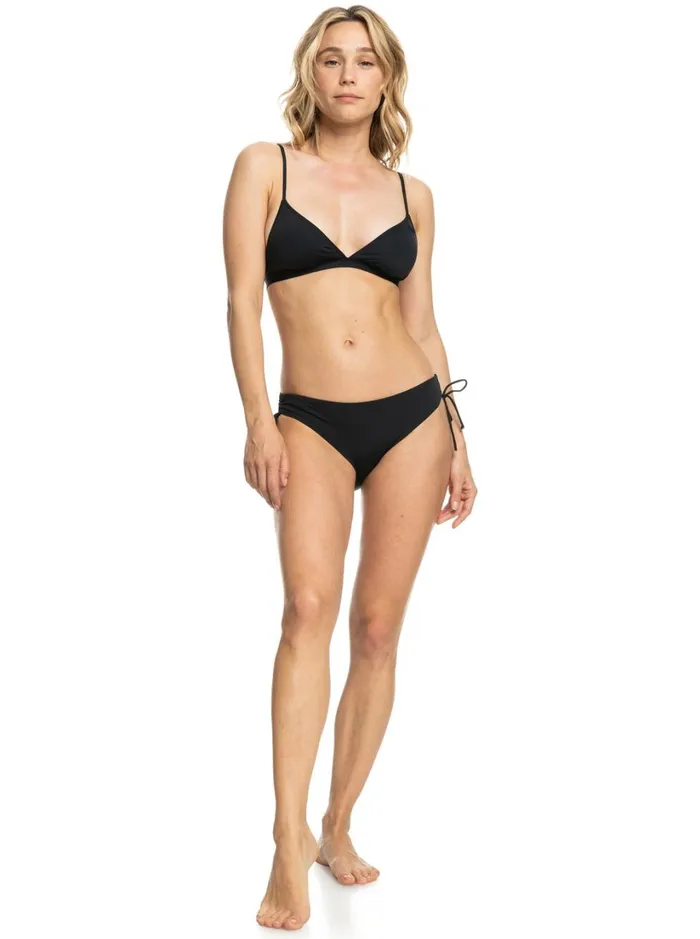 Roxy Bikinis Beach Classics Triangle Bikini Top Anthracite 8211 Women