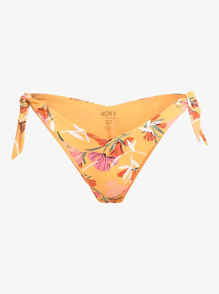 Roxy Bikinis Printed Beach Classics Cheeky Bikini Bottoms Chamois Pressed Flowers 8211 Women