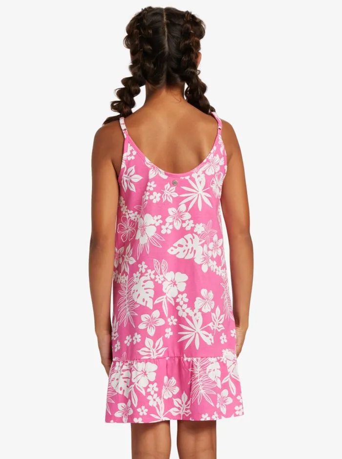 Roxy Dresses and Rompers Girl039s 416 The Good Direction Strappy Dress For Girls Shocking Pink Hello Aloha 8211 Women
