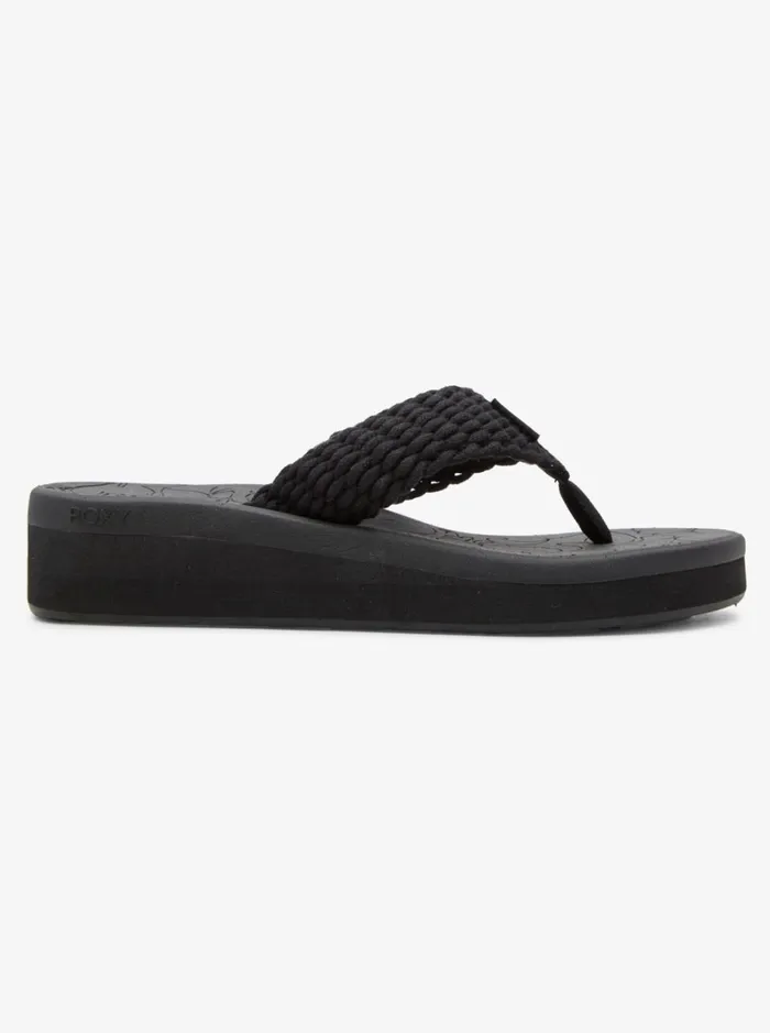 Roxy Flip Flops Caila FlipFlops Black 8211 Women
