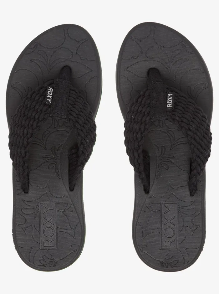 Roxy Flip Flops Caila FlipFlops Black 8211 Women